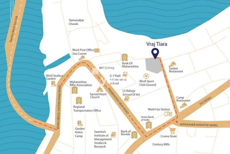 Vraj Tiara Location Image