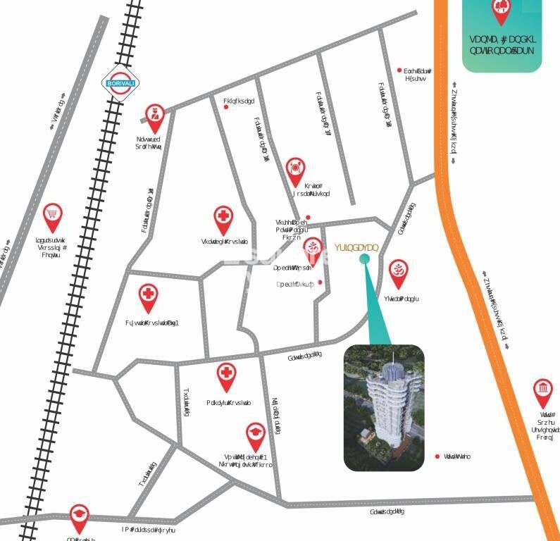 Vrindavan Society Borivali Location Image