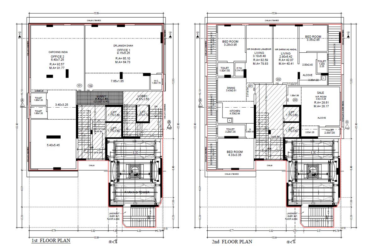 Vruksh Prabhu Ashish CHS Floor Plans
