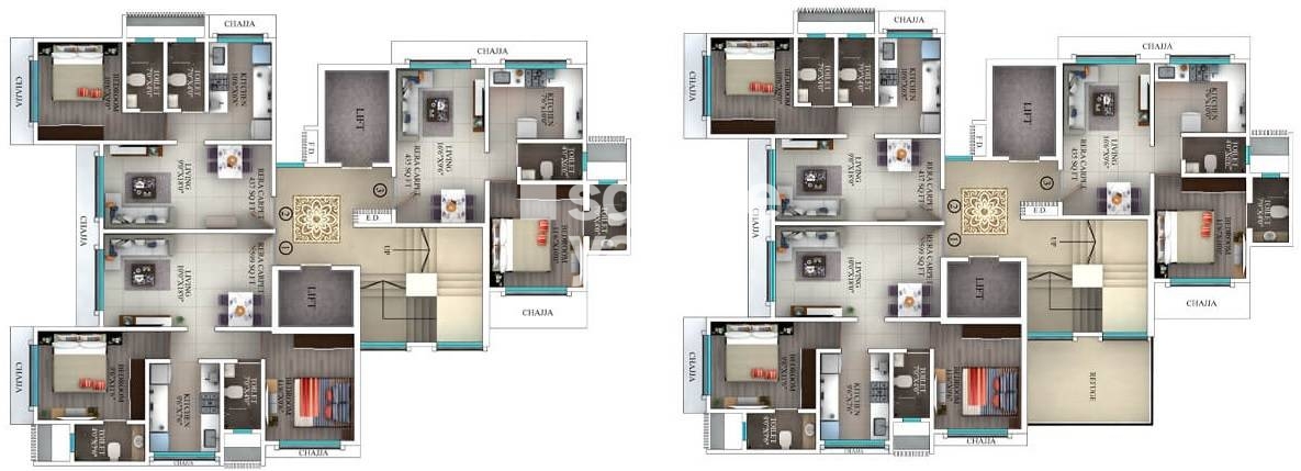 VS Royale 22 Floor Plans