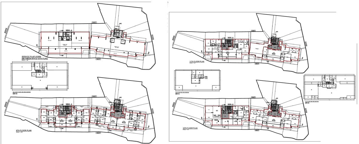 Wadhwa Marina Vista Floor Plans