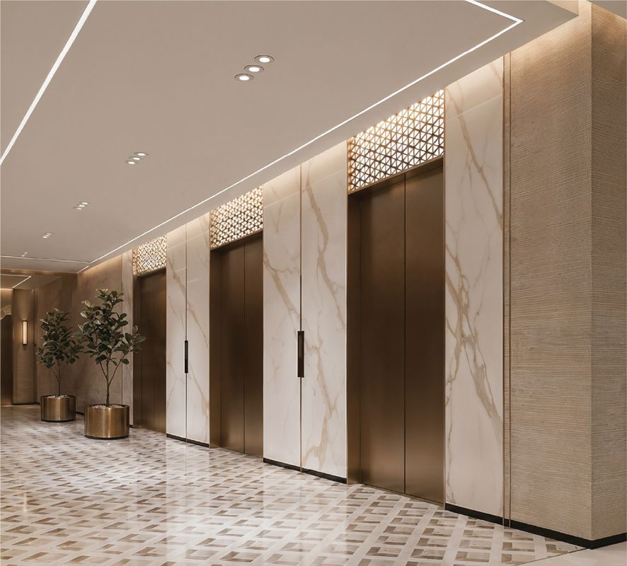 Wadhwa Marina Vista Lift Lobby Image