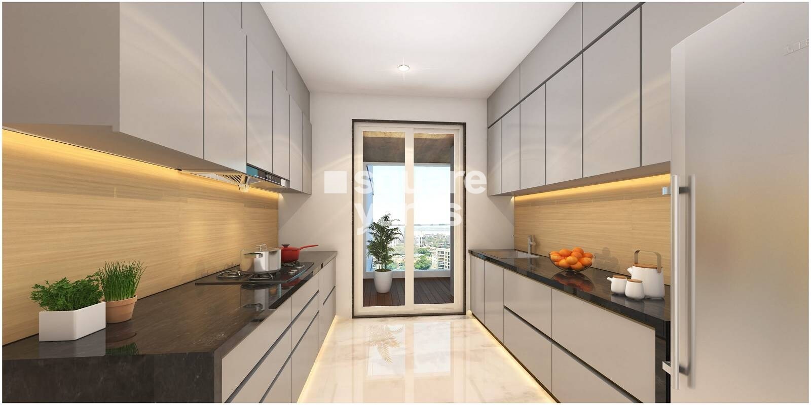 Wadhwa Nest Wing B Apartment Interiors 3