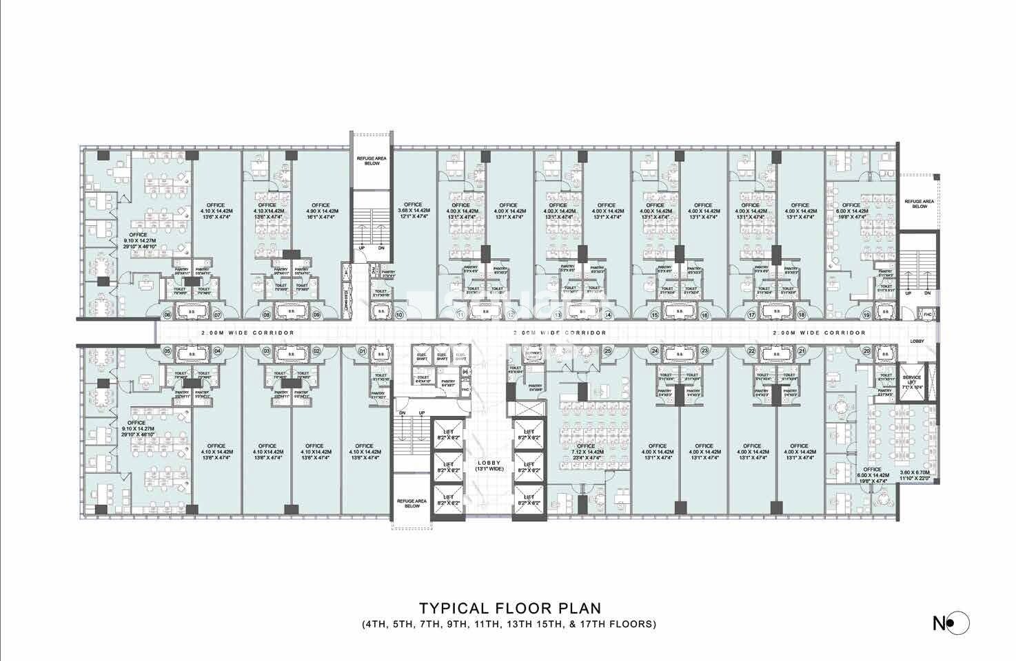 Wadhwa The Epicentre Floor Plans 1