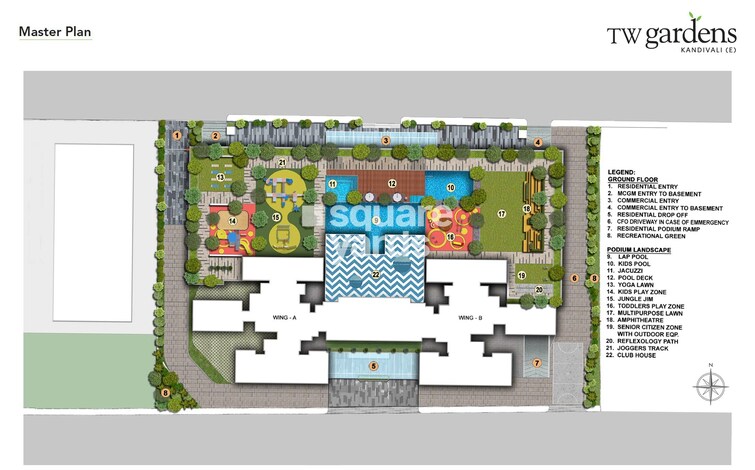 Wadhwa TW Gardens Master Plan Image
