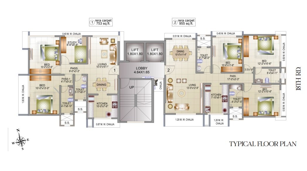 Webtech Shiv Heights Floor Plans