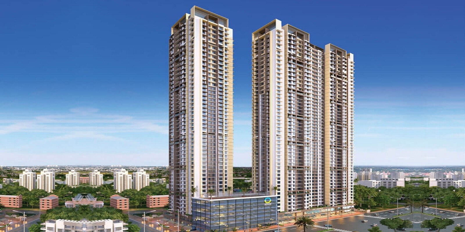 West Center Meridian Courts residential project in Kandivali West