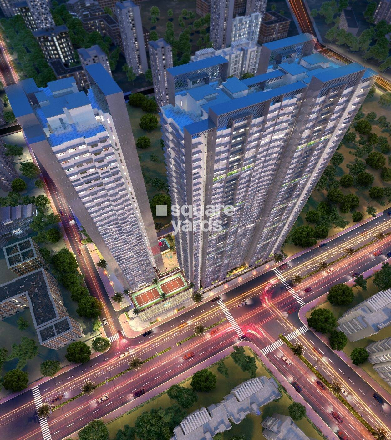 West Center Meridian Courts Tower View