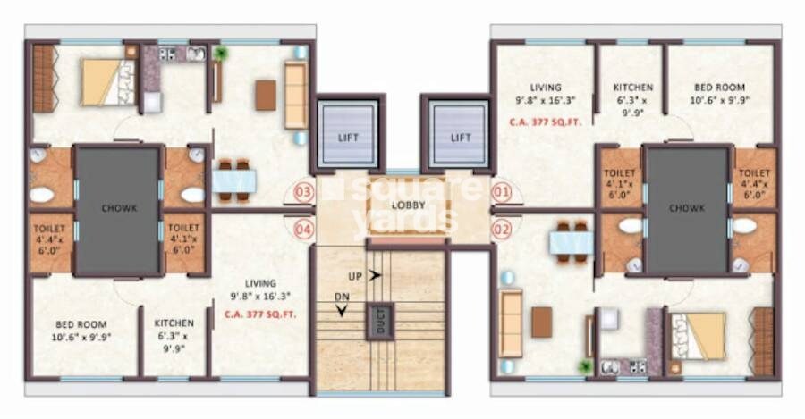 Western Rakhi Tower Floor Plans