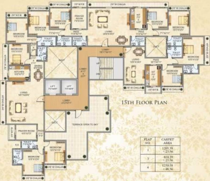 Westin Surbhi CHS Floor Plans