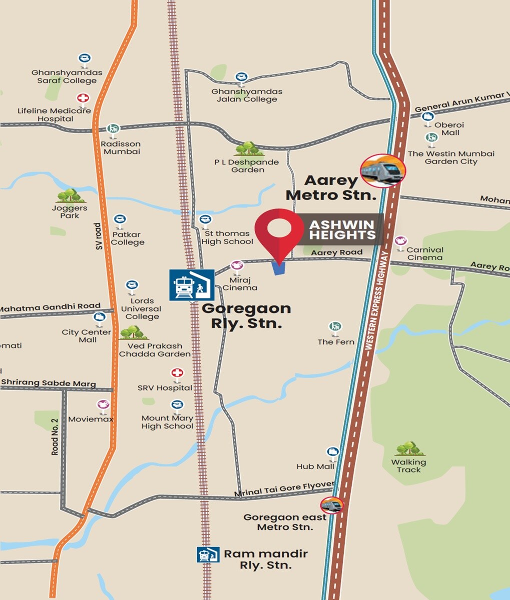 Westinrely Ashwin Heights Location Image