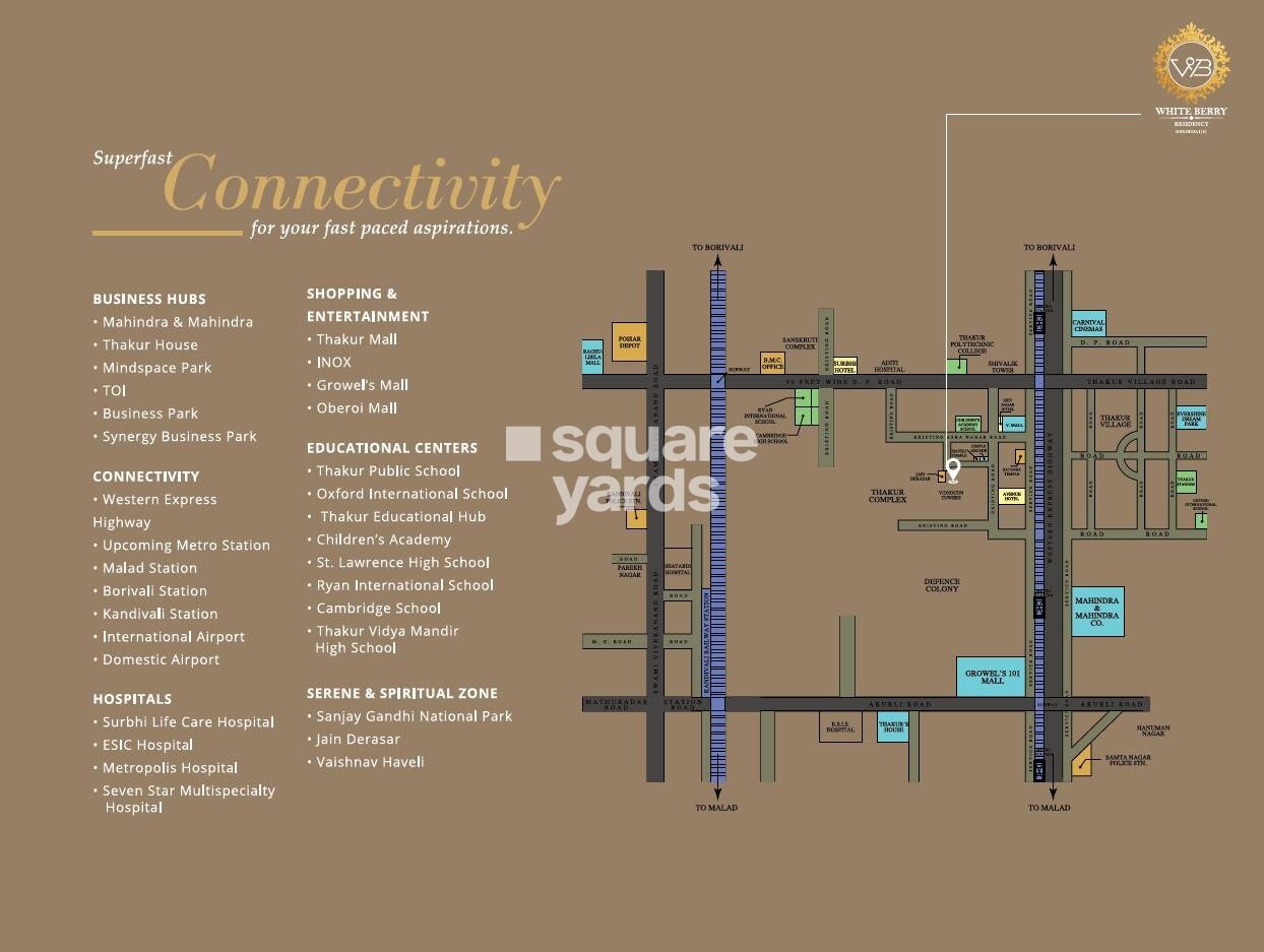 White Berry Residency Location Image