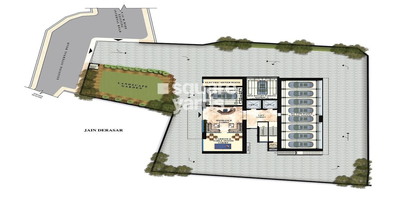 White Berry Residency Master Plan Image