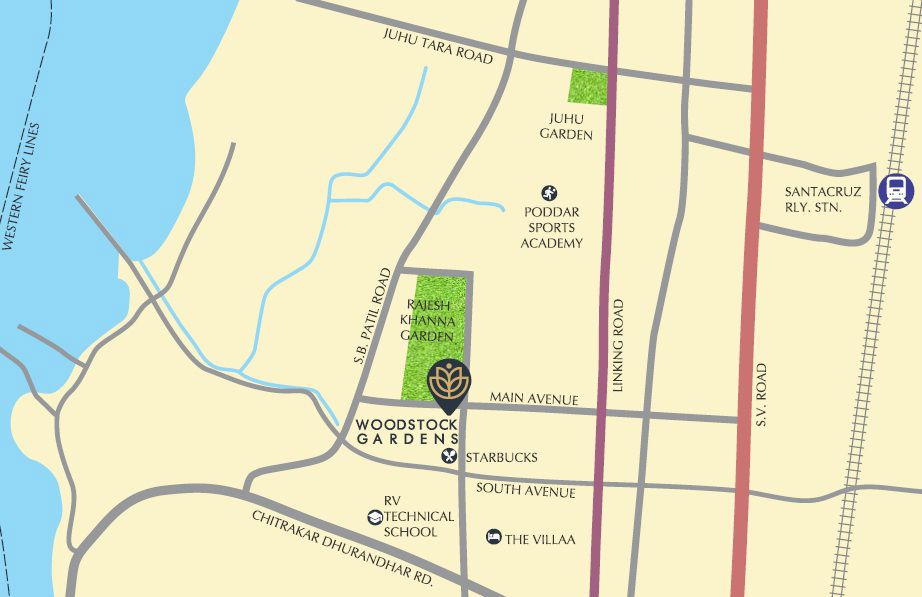 Woodstock Gardens Location Image