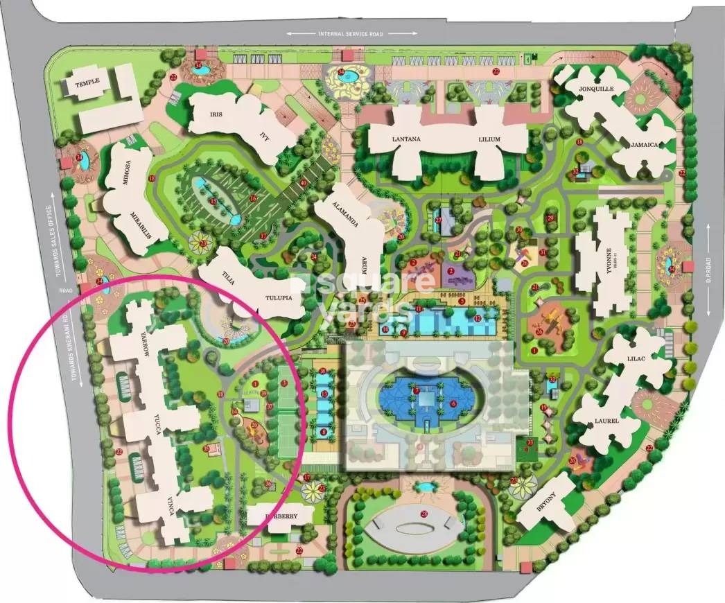 Yarrow Yucca Vinca Master Plan Image