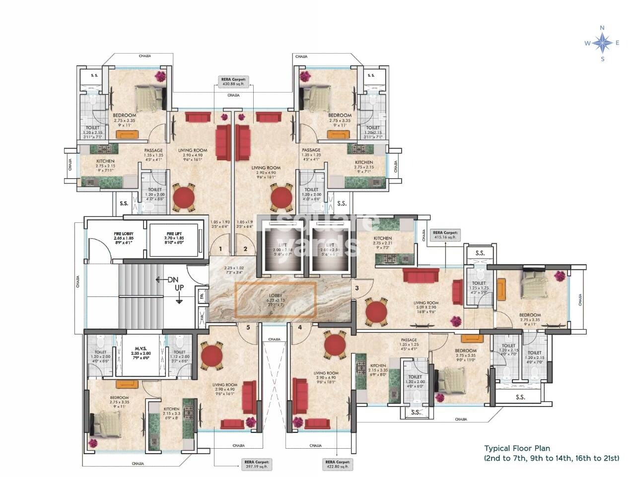 Yash Dahisar Shivangan Floor Plans