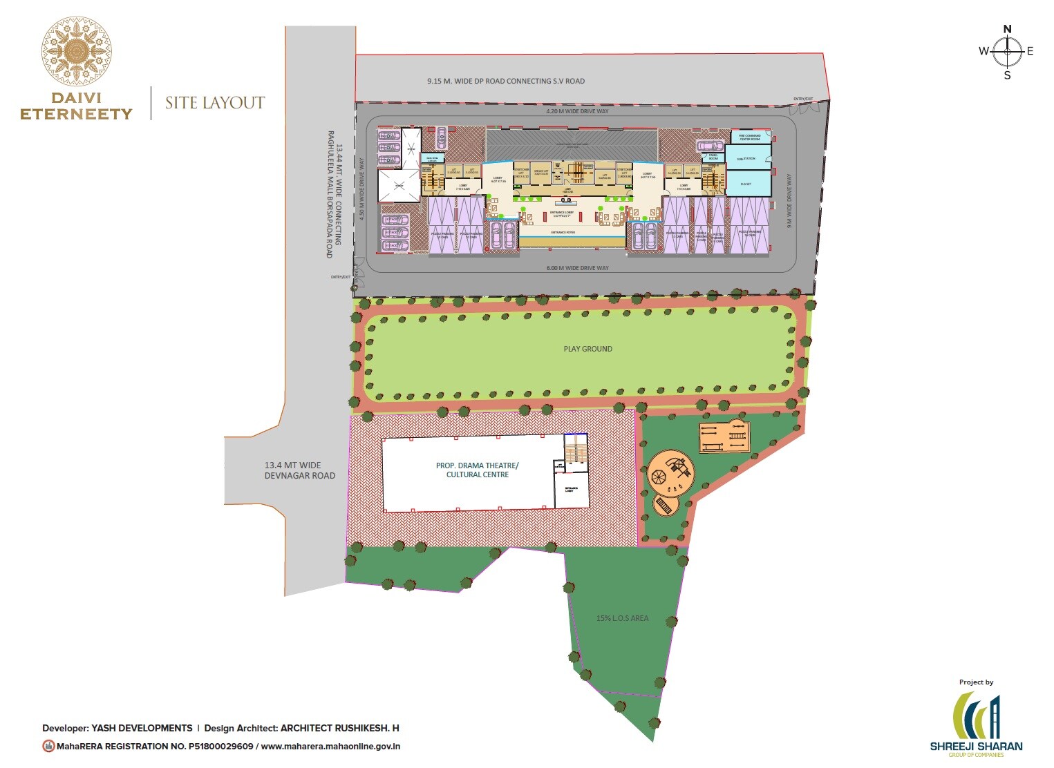 Yash Shreeji Daivi Master Plan Image