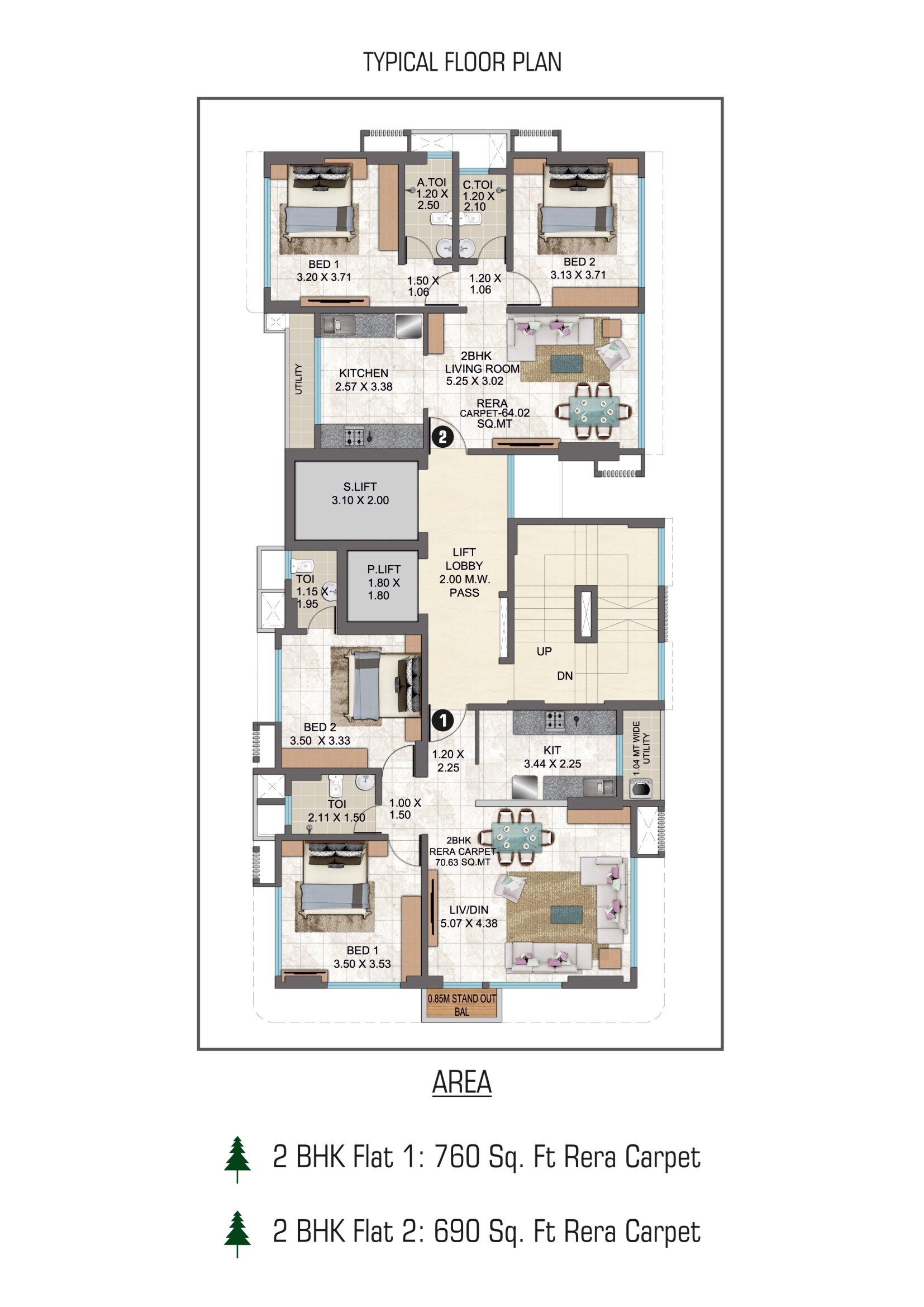 Yash Supriya Floor Plans
