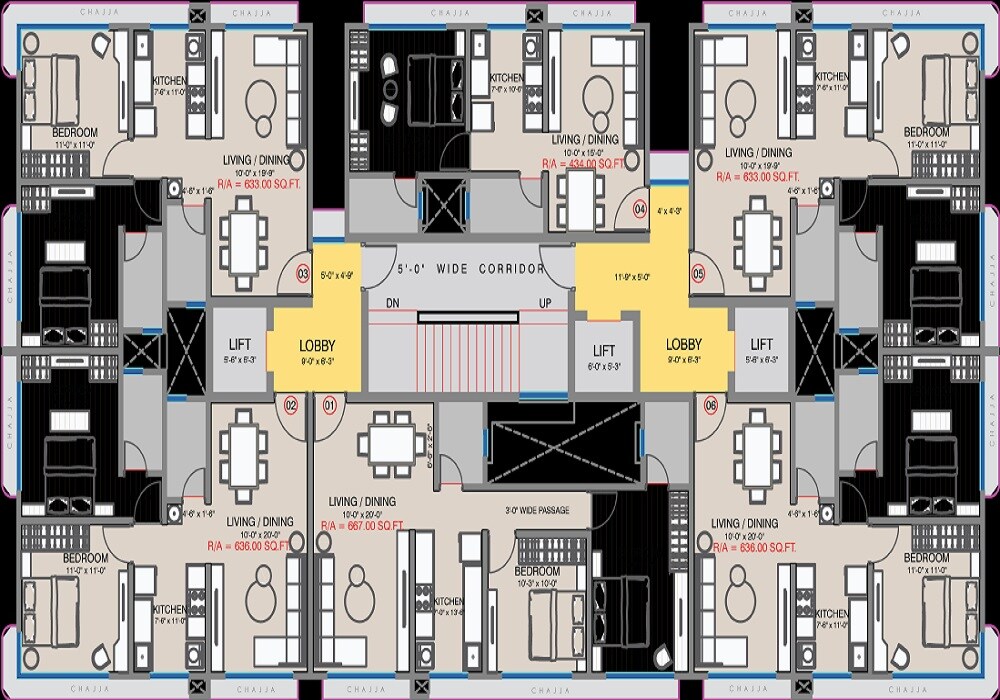 Zee Ashtavinayak Floor Plans