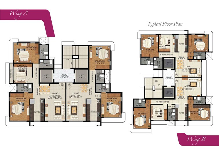 Zee Manubharati Floor Plans