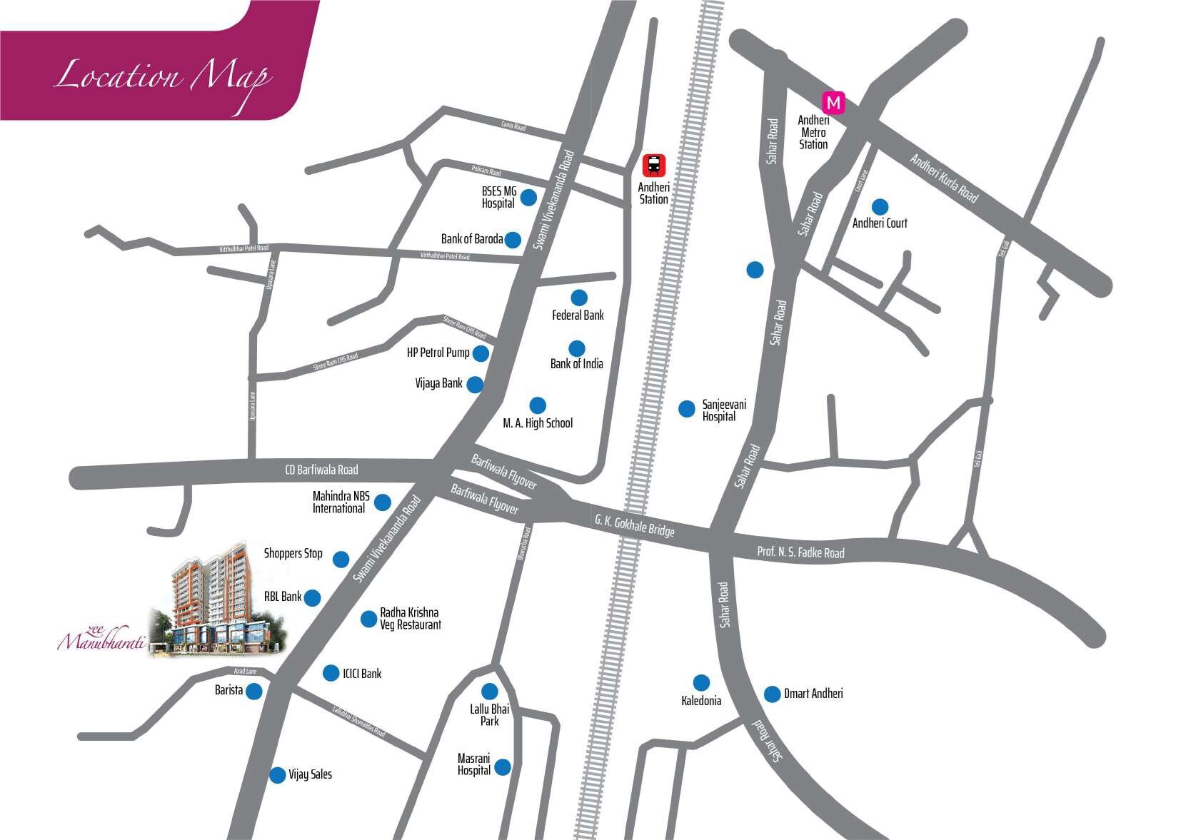 Zee Manubharati Location Image