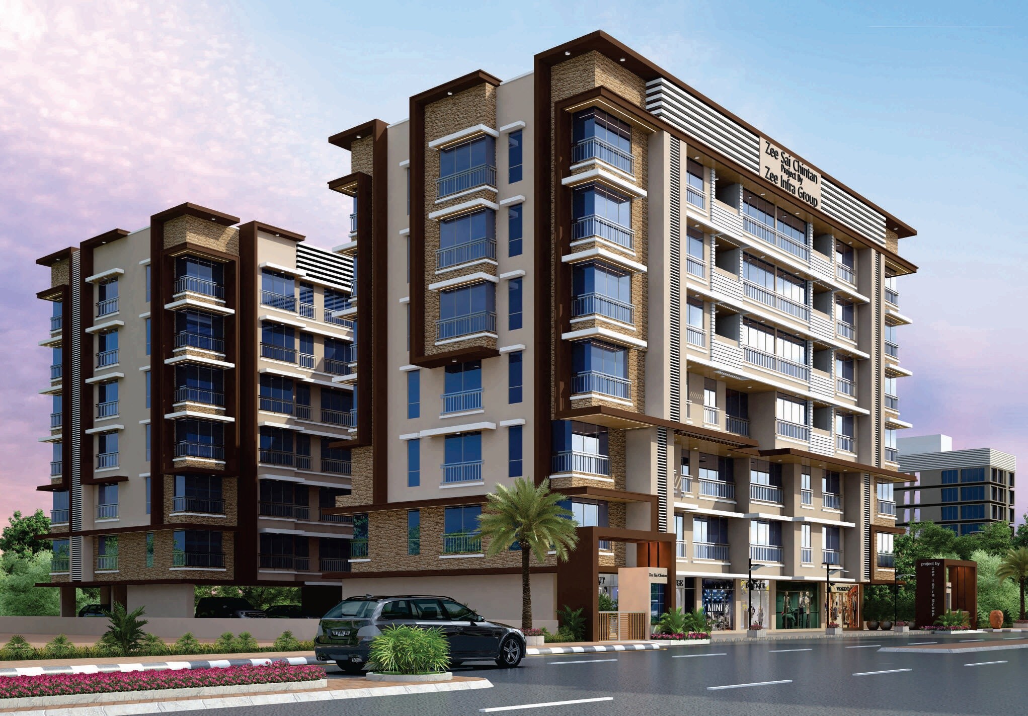 Zee Sai Chintan Apartment Exteriors