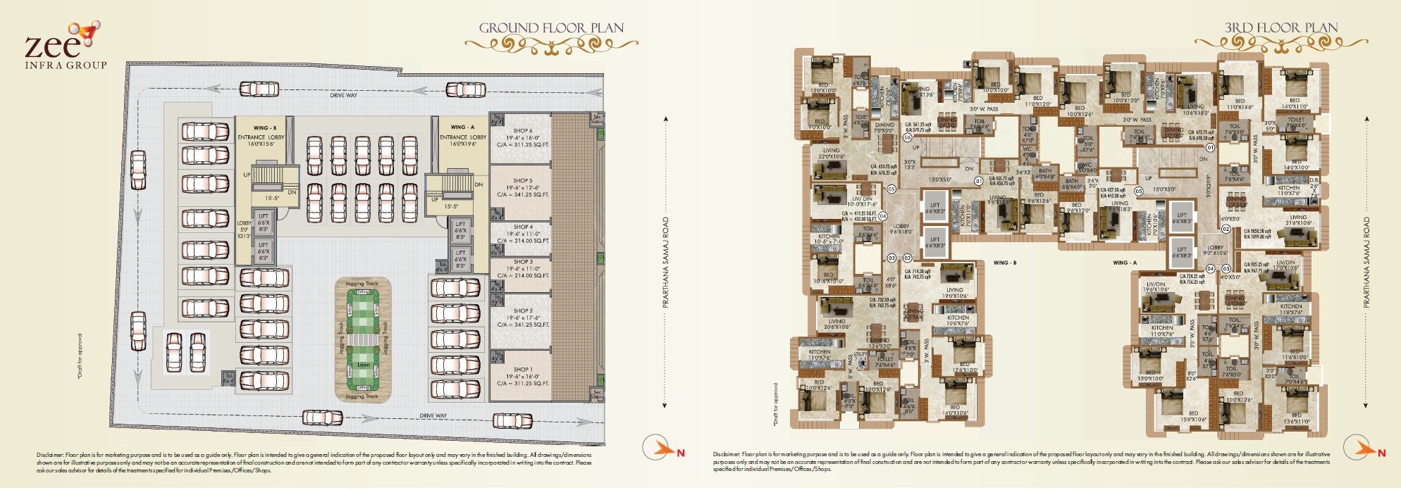 Zee Sai Chintan Floor Plans