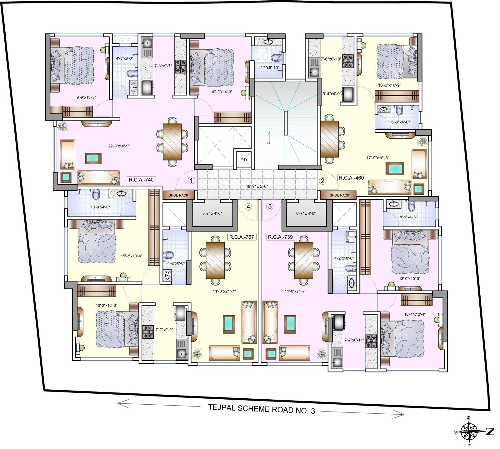 Zodiac Anjaneshwar Floor Plans