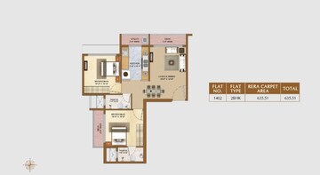  2 BHK Apartment at 66 Aventus Avenue, Borivali East – for Sale