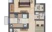 A R B Heights 1 BHK Layout