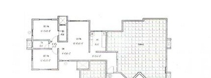 Floor plan of 2 BHK 1458 Sq. Ft. Apartment in Acme Complex 2A, Mumbai