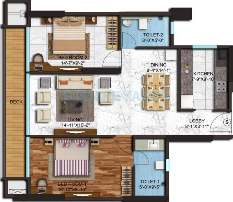 Other, adani-group-western-heights 2 Bedroom 890 Sq.Ft. Apartment In Andheri West Mumbai 8658501