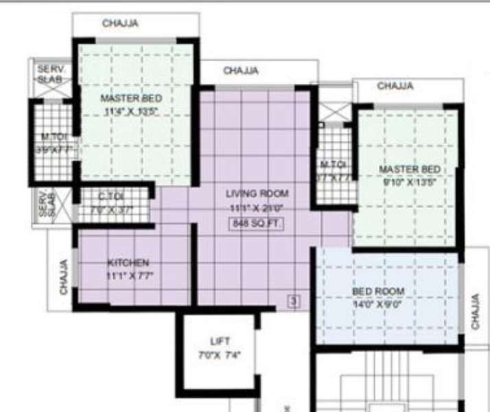 aditya brindavan silver park chs ltd apartment 2 bhk 848sqft 20210501120520