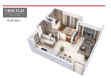  1 BHK Apartment at Adityaraj One, Vikhroli East – for Rent