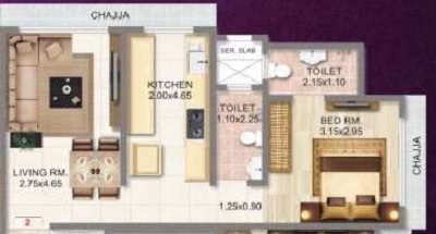 adityaraj saphalya apartment 1 bhk 406sqft 20214531174548