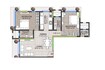 Advent Divine 2 BHK Layout