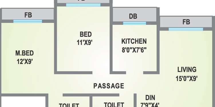 agarwal lifestyle apartment 2 bhk 870sqft 20215313135325