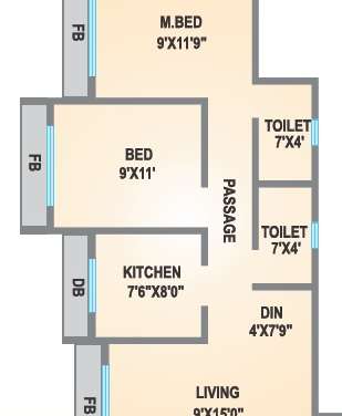agarwal lifestyle apartment 2 bhk 875sqft 20215313135335