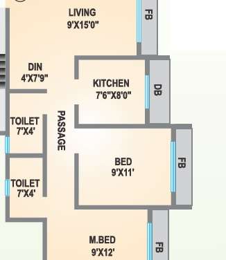 agarwal lifestyle apartment 2 bhk 890sqft 20215413135408