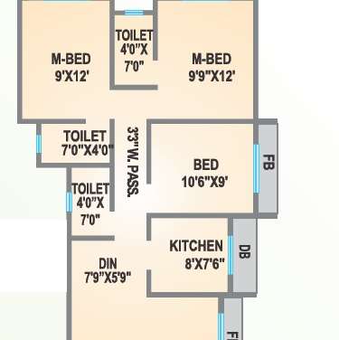 agarwal lifestyle apartment 3 bhk 1275sqft 20215213135205
