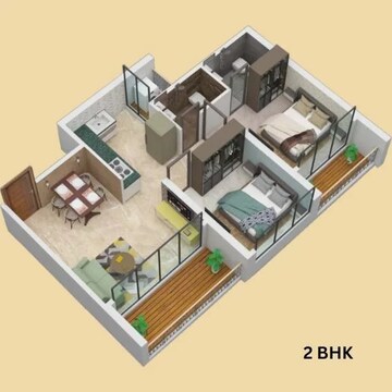  2 BHK Apartment at Agarwal Skyrise, Virar West – for Sale