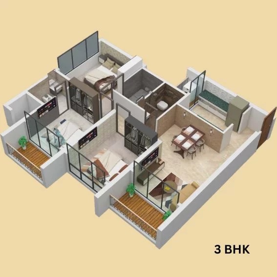 Agarwal Skyrise Floor Plans - Virar West, Mumbai