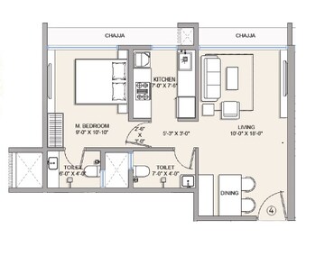  1 BHK Apartment at AIM Garden, Jogeshwari East – for Sale