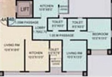  2 BHK Apartment at Ajmera Bhakti Park, Wadala East – for Rent