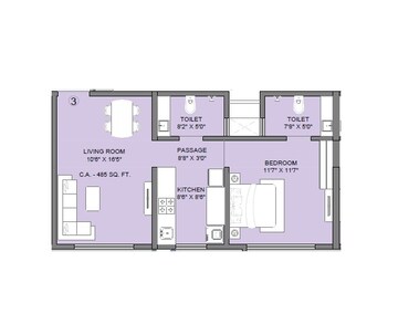  1 BHK Apartment at Ajmera Boulevard, Kanch Pada – for Sale