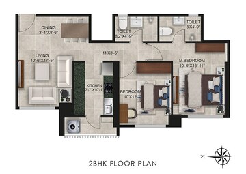  2 BHK Apartment at Ajmera Manhattan, Wadala East – for Sale