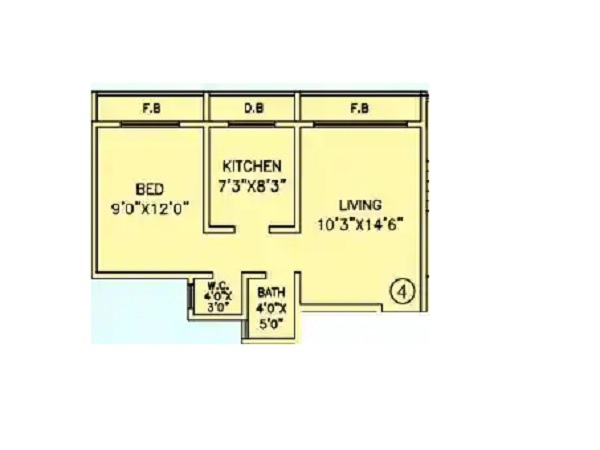 Akanksha Nidan Empire 1 BHK Layout