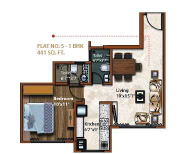 akshay paradise apartment 1 bhk 441sqft 20224317174333