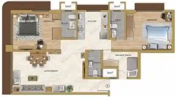  2 BHK Apartment at Alamdar The Auro, Lower Parel – for Rent