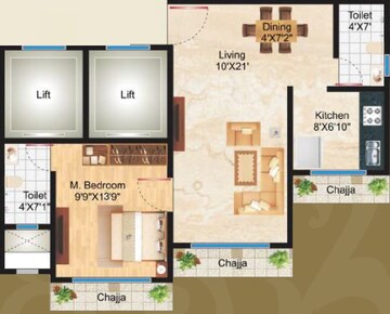  1 BHK Apartment at Alpha Residency Borivali, Eksar – for Rent